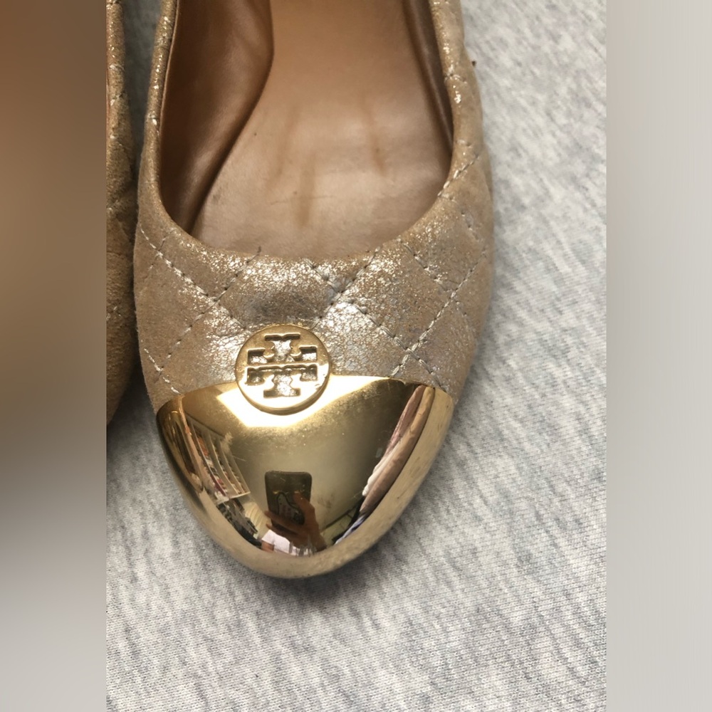 Tory Burch Women's Kaitlin Skimmer Quilted Ballet Flats Royal Size: US 7M - Picture 5 of 12